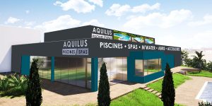 Rénovation de devanture pour Aquilus Valence