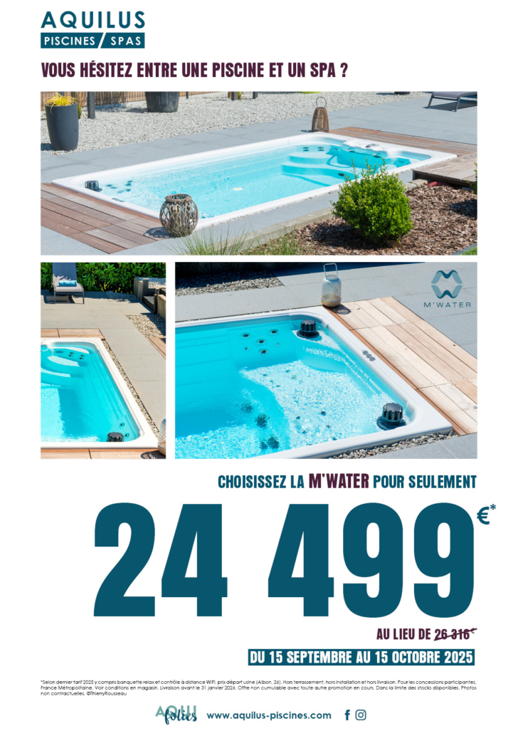 Offre Aquifolies Automne 2025 Affiche M'Water